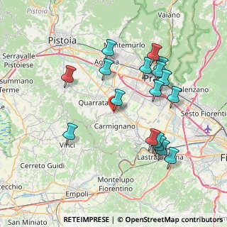 Mappa Via Casorati Felice, 59011 Seano PO, Italia (7.98118)