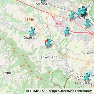 Mappa Via Casorati Felice, 59011 Seano PO, Italia (7.05538)