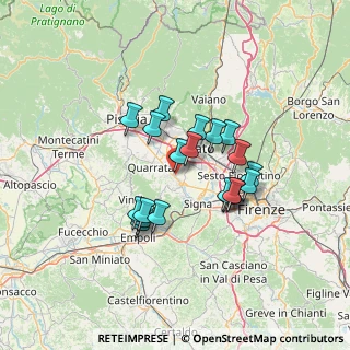 Mappa Via Galileo Galilei, 59011 Seano PO, Italia (11.0505)