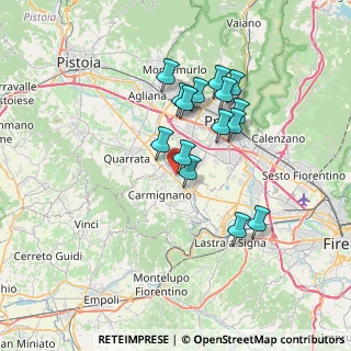Mappa Via Galileo Galilei, 59011 Seano PO, Italia (6.22467)