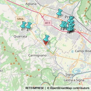 Mappa Via Galileo Galilei, 59011 Seano PO, Italia (4.86077)