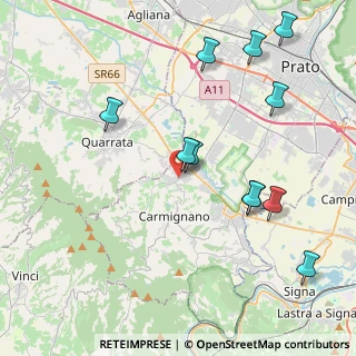 Mappa Via Baccheretana, 59011 Seano PO, Italia (4.67636)