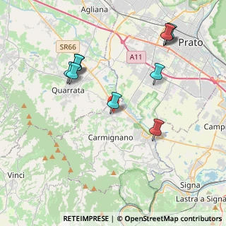 Mappa Via Baccheretana, 59011 Seano PO, Italia (4.41)