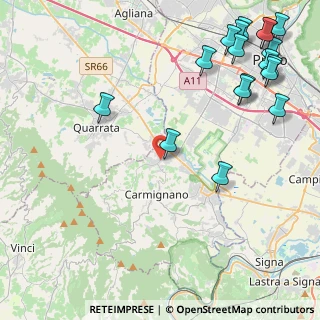 Mappa Via Baccheretana, 59011 Seano PO, Italia (6.24278)