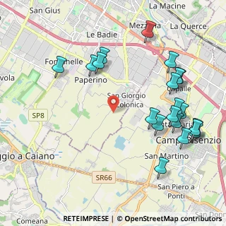 Mappa Via del Leone, 59100 Prato PO, Italia (2.492)