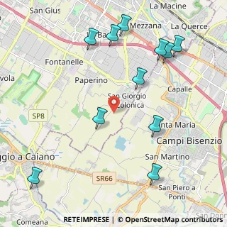 Mappa Via del Leone, 59100 Prato PO, Italia (2.56909)