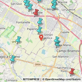 Mappa Via del Leone, 59100 Prato PO, Italia (3.11533)