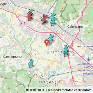 Mappa Via del Leone, 59100 Prato PO, Italia (4.42545)