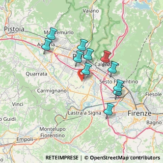 Mappa Via del Leone, 59100 Prato PO, Italia (6.58273)