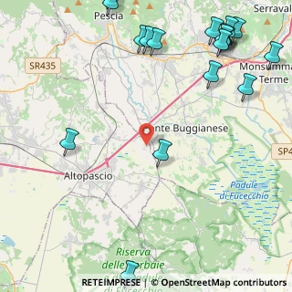 Mappa Località Piano, 55011 Altopascio LU, Italia (6.64111)