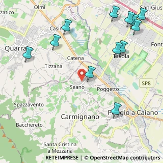 Mappa Via Antonio Gramsci, 59011 Carmignano PO, Italia (2.93417)