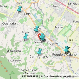 Mappa Via Antonio Gramsci, 59011 Carmignano PO, Italia (1.77182)
