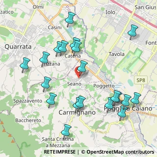 Mappa Via Antonio Gramsci, 59011 Carmignano PO, Italia (2.371)
