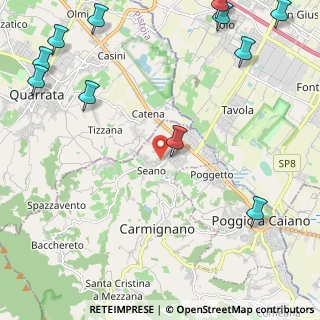 Mappa Via Antonio Gramsci, 59011 Carmignano PO, Italia (3.46364)
