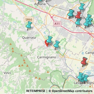 Mappa Via Antonio Gramsci, 59011 Carmignano PO, Italia (7.20632)