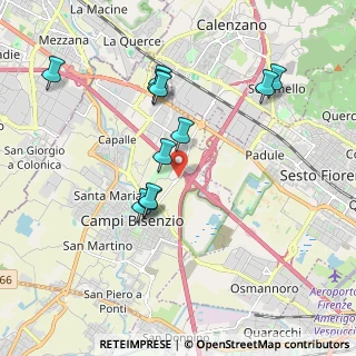 Mappa Via Salvator Allende, 50058 Signa FI, Italia (1.87091)