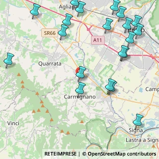 Mappa Via Armando Spadini, 59011 Seano PO, Italia (6.03)