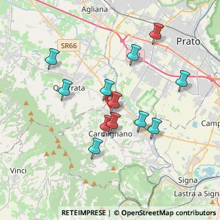 Mappa Via Armando Spadini, 59011 Seano PO, Italia (3.51917)