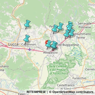 Mappa Loc. il Teso, 55015 Montecarlo LU, Italia (6.54)