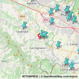 Mappa Via Umberto Saba, 59011 Seano PO, Italia (6.425)