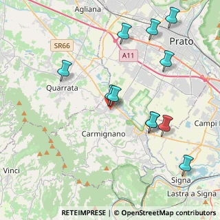 Mappa Via Umberto Saba, 59011 Seano PO, Italia (4.52182)