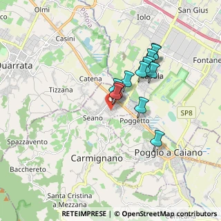 Mappa Via Umberto Saba, 59011 Seano PO, Italia (1.49231)