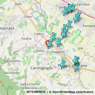 Mappa Via Umberto Saba, 59011 Seano PO, Italia (2.51294)