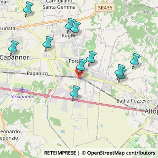 Mappa Via Don Giovanni Minzoni, 55016 Porcari LU, Italia (2.34182)