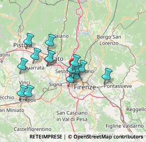 Mappa Viale L.Ariosto, 50019 Sesto Fiorentino FI, Italia (12.58867)