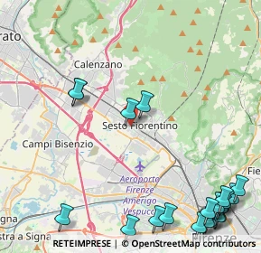 Mappa Viale L.Ariosto, 50019 Sesto Fiorentino FI, Italia (6.5695)