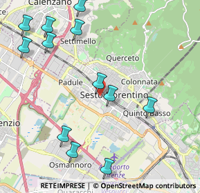 Mappa Viale L.Ariosto, 50019 Sesto Fiorentino FI, Italia (2.55917)