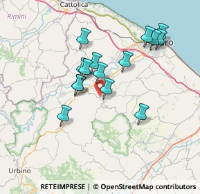 Mappa Via Monte Calvello, 61020 Vallefoglia PU, Italia (6.436)