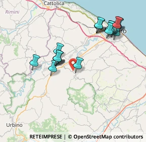 Mappa Via Monte Calvello, 61020 Vallefoglia PU, Italia (8.13158)