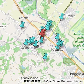 Mappa Via Don Giovanni Minzoni, 59011 Seano PO, Italia (0.709)