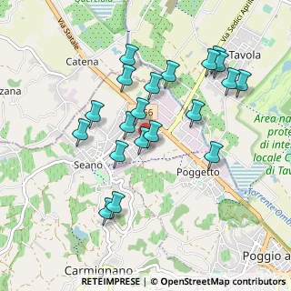 Mappa Via Don Giovanni Minzoni, 59011 Seano PO, Italia (0.934)