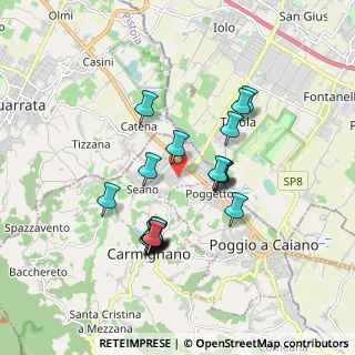 Mappa Via Don Giovanni Minzoni, 59011 Seano PO, Italia (1.6275)
