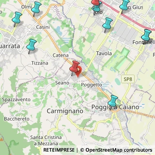 Mappa Via Don Giovanni Minzoni, 59011 Seano PO, Italia (3.47636)