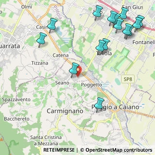 Mappa Via Don Giovanni Minzoni, 59011 Seano PO, Italia (2.99267)