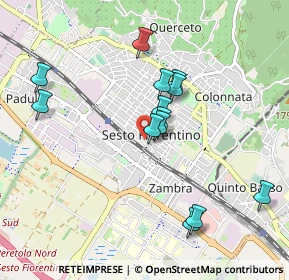 Mappa Via Tonietta, 50019 Sesto Fiorentino FI, Italia (0.88538)