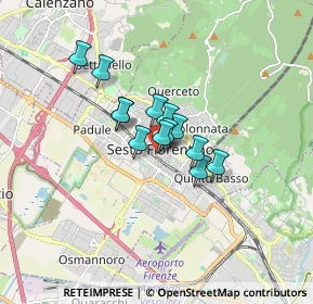 Mappa Via Tonietta, 50019 Sesto Fiorentino FI, Italia (1.03769)