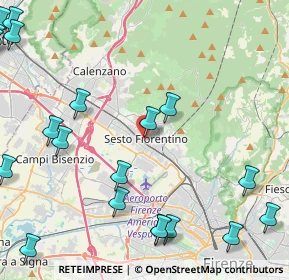 Mappa Via Tonietta, 50019 Sesto Fiorentino FI, Italia (6.4805)