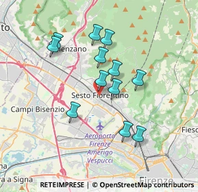 Mappa , 50019 Sesto Fiorentino FI, Italia (3.17333)