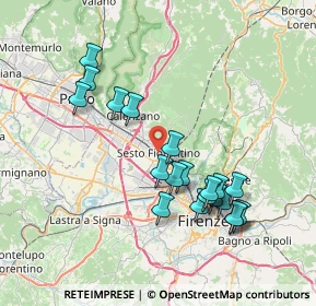 Mappa , 50019 Sesto Fiorentino FI, Italia (7.5595)