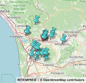 Mappa Via Savonarola, 55100 Lucca LU, Italia (9.292)