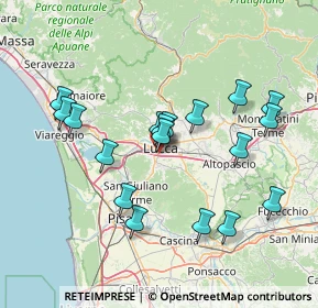 Mappa Via Savonarola, 55100 Lucca LU, Italia (14.57167)