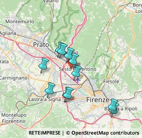 Mappa Via Biagi Marco, 50019 Sesto Fiorentino FI, Italia (6.34545)