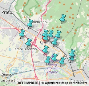 Mappa Via Biagi Marco, 50019 Sesto Fiorentino FI, Italia (3.21733)