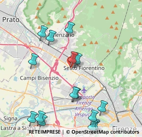 Mappa Via Biagi Marco, 50019 Sesto Fiorentino FI, Italia (5.08667)