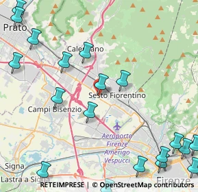 Mappa Via Biagi Marco, 50019 Sesto Fiorentino FI, Italia (6.5075)