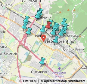 Mappa Via Biagi Marco, 50019 Sesto Fiorentino FI, Italia (1.635)